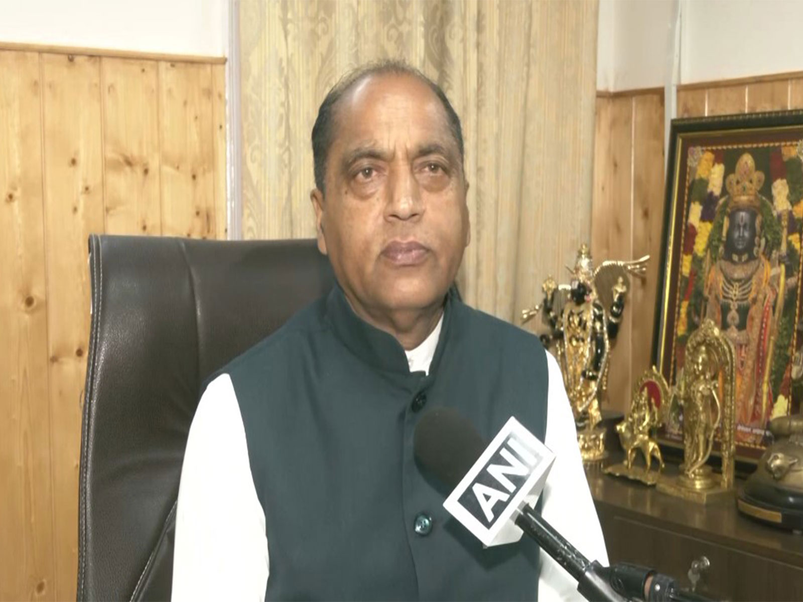 Leader of Opposition in Himachal Pradesh and former Chief Minister Jai Ram Thakur (Photo/ANI)