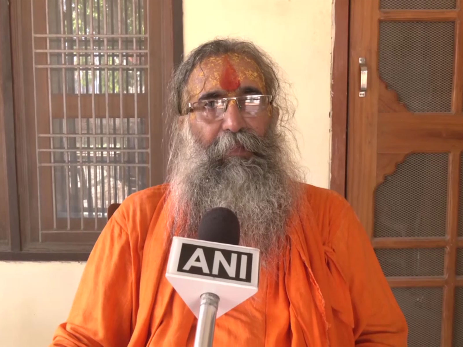 Shri Ram Janmabhoomi Teerth Kshetra trustee Mahant Dinendra Das (Photo/ANI)
