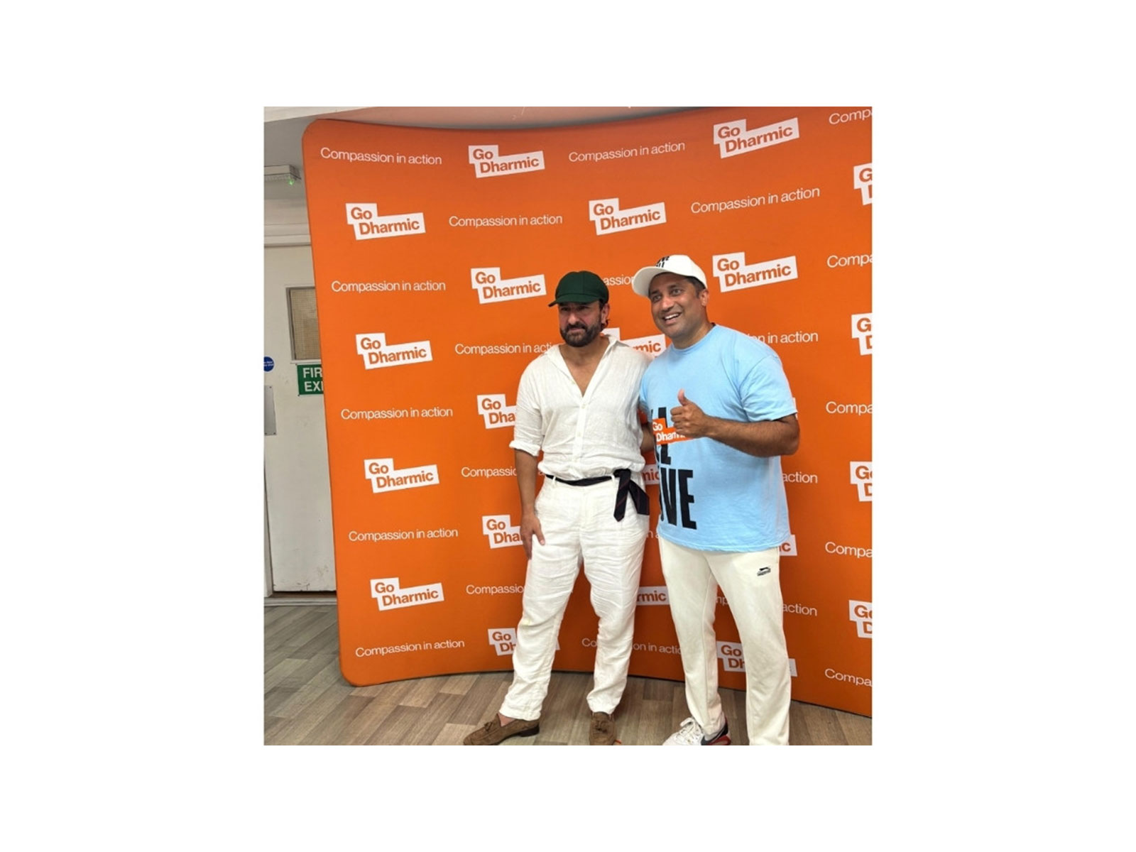 Saif Ali Khan Joins Go Dharmic Charity Cricket Day in London