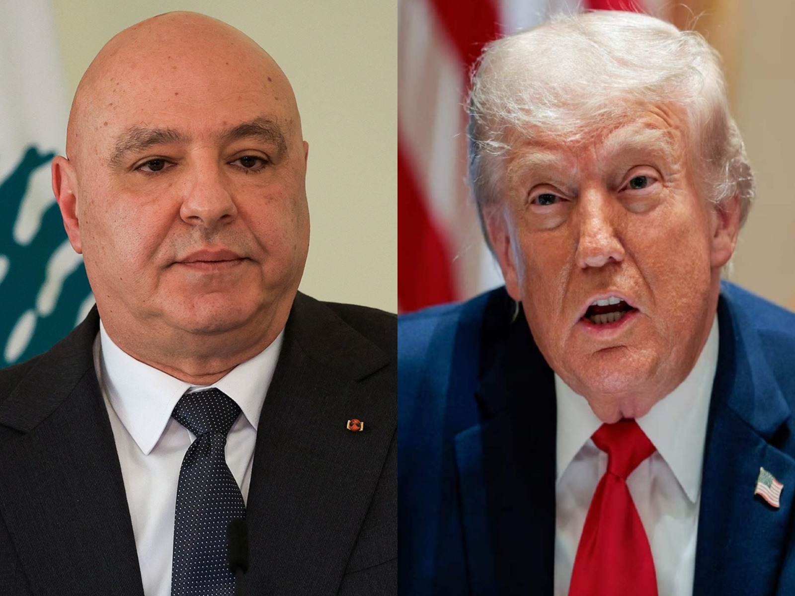 Lebanon President Joseph Aoun and US President Donald Trump (Photo/Reuters) Lebanon President Joseph Aoun and US President Donald Trump (Photo/Reuters)
