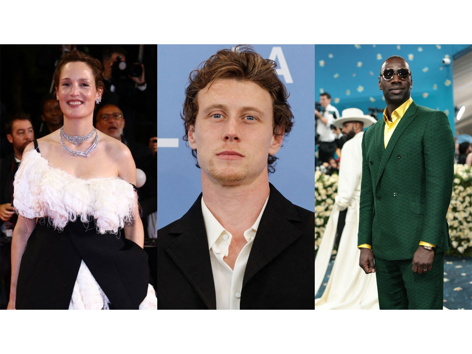 Vicky Krieps, George MacKay, Omar Sy (Photo/Reuters) Vicky Krieps, George MacKay, Omar Sy (Photo/Reuters)