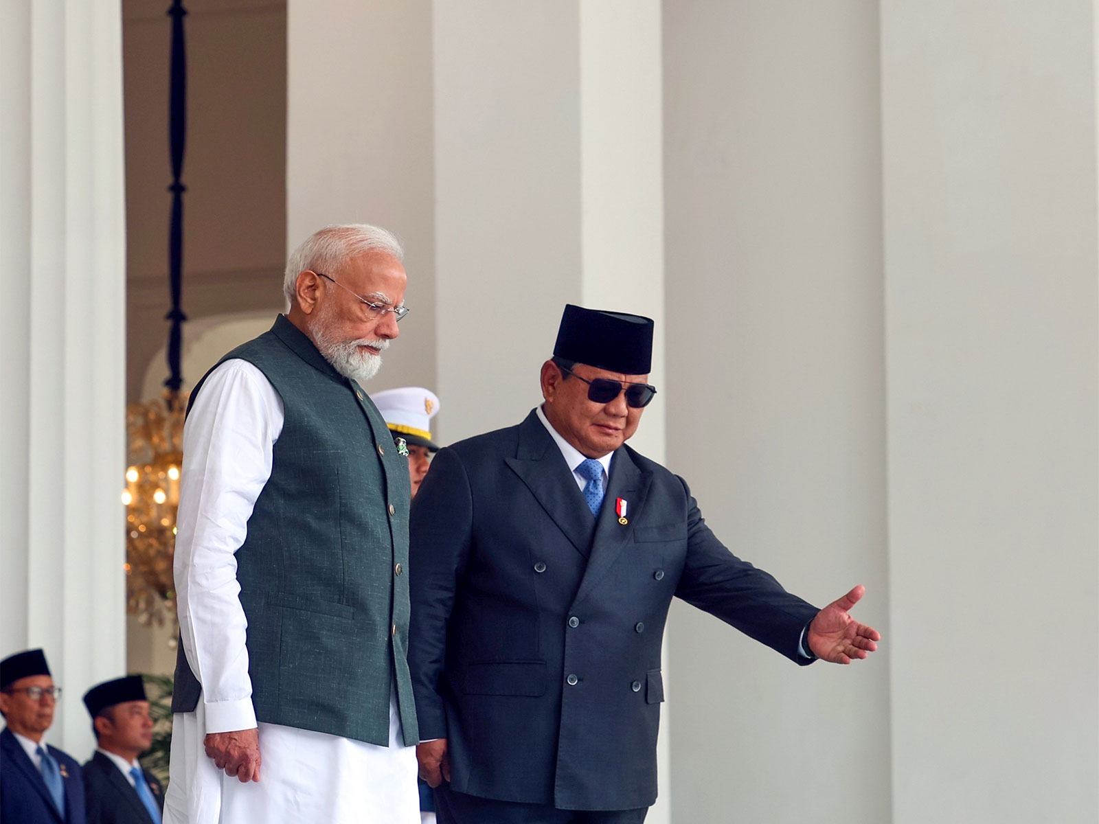 PM Narendra Modi with Indonesian President Prabowo Subianto in Jakarata on July 7, 2026 (Photo/ANI)