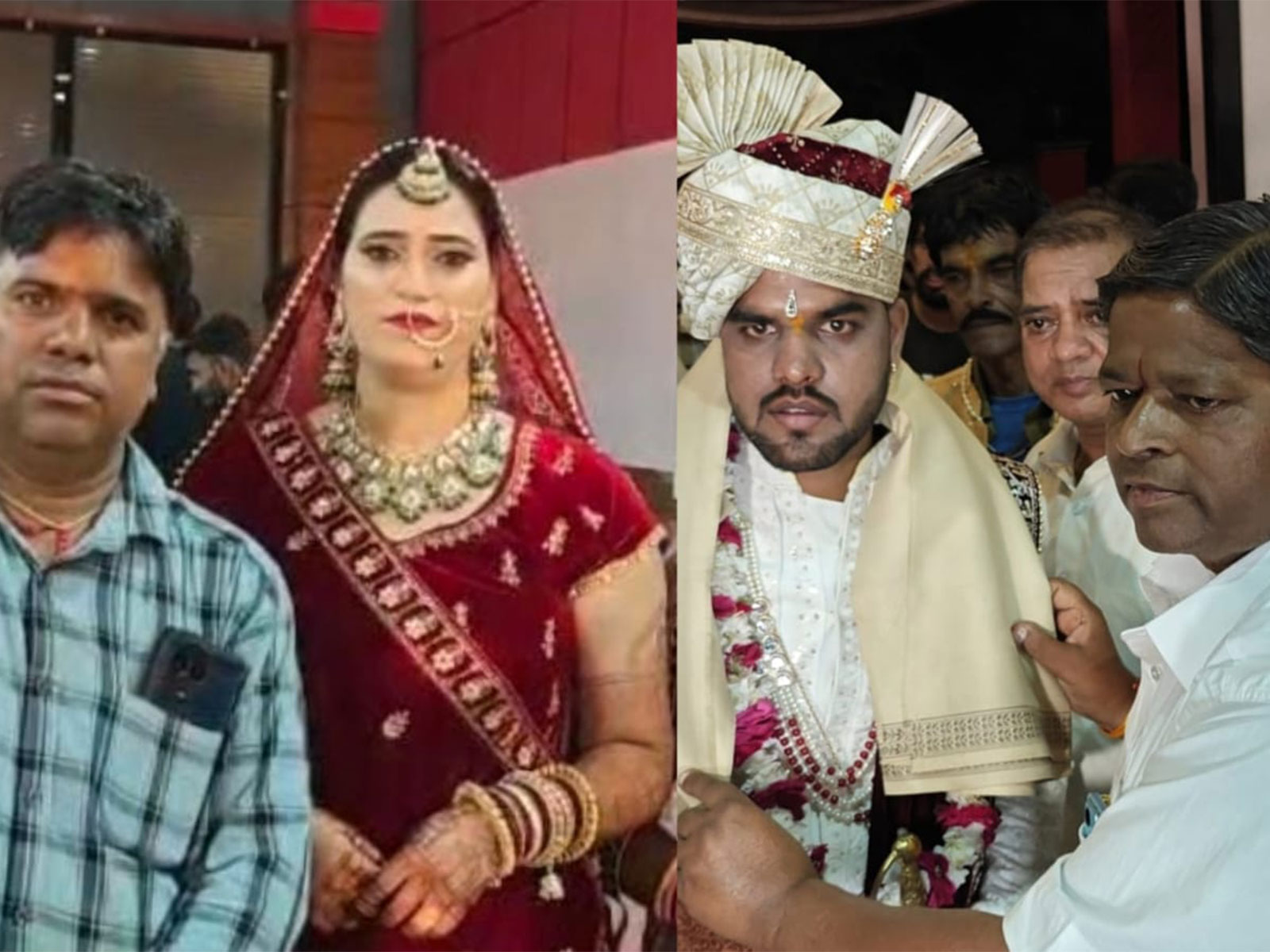 Woman with her father (L) and Woman's father-in-law performing rituals at her remarriage (Photo/ANI) Woman with her father (L) and Woman's father-in-law performing rituals at her remarriage (Photo/ANI)