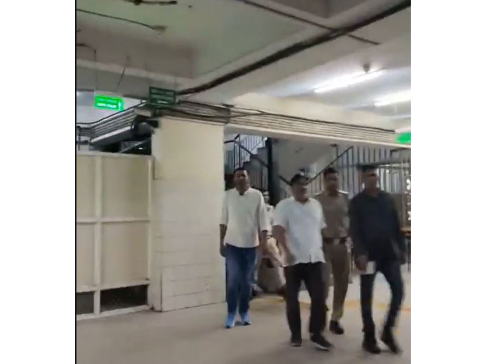 Tahir Hussain and other accused persons from Karkardooma Court. (Photo/ANI)