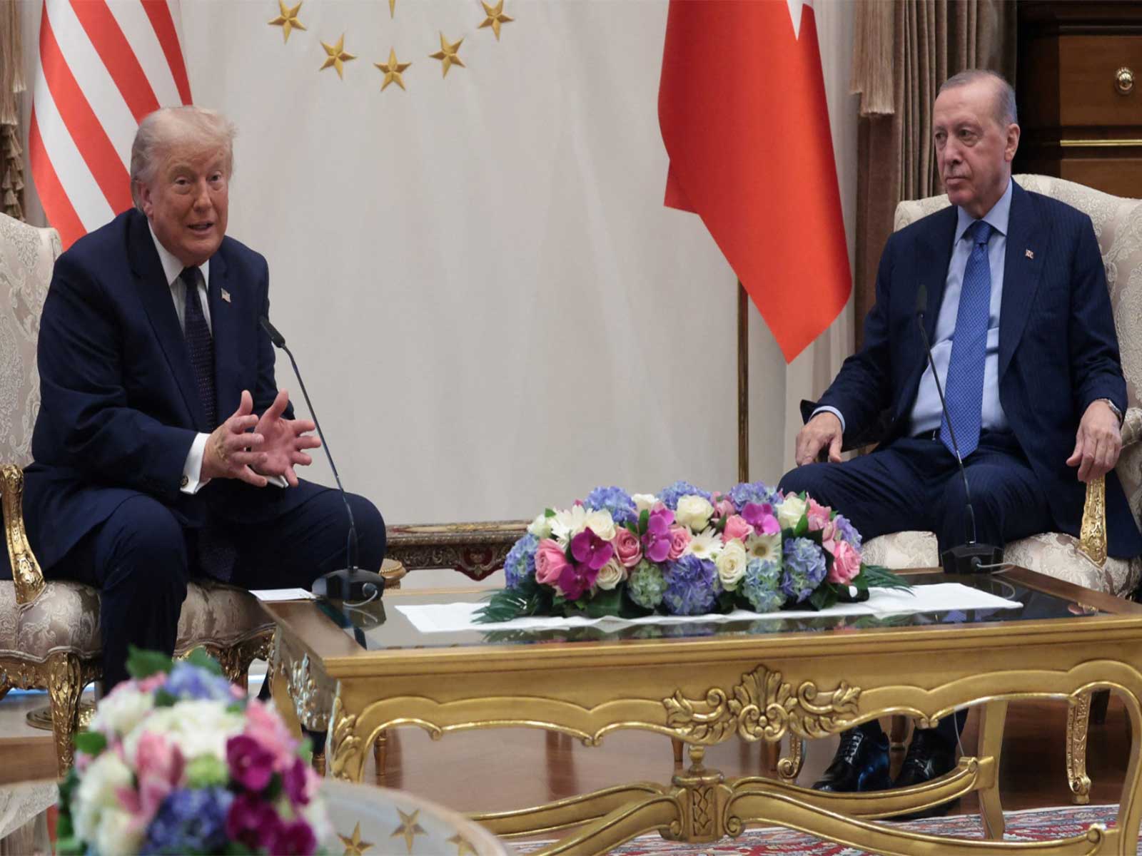 US President Donald Trump and Turkish President Recep Tayyip Erdogan (Photo/Reuters)