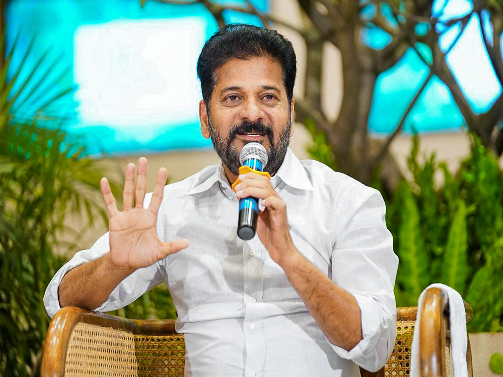 Telangana CM Revanth Reddy (File photo/ANI)