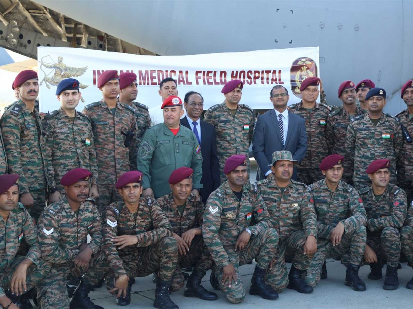 Venezuela bids farewell to India's rescue and medical team in Venezuela (Photo/X/@Cancilleria_ve) Venezuela bids farewell to India's rescue and medical team in Venezuela (Photo/X/@Cancilleria_ve)