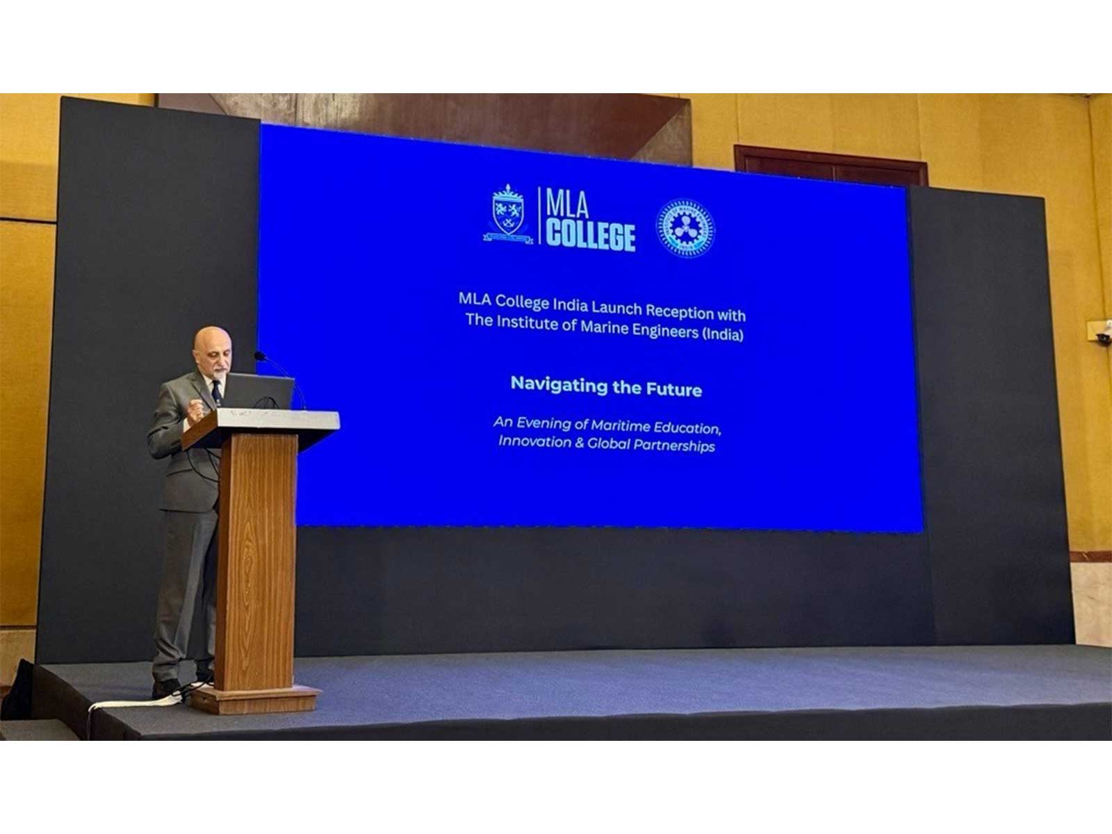 Global Collaboration for Maritime Excellence with UK's MLA College and the Institute of Marine Engineers (India) Forging a Strategic Partnership