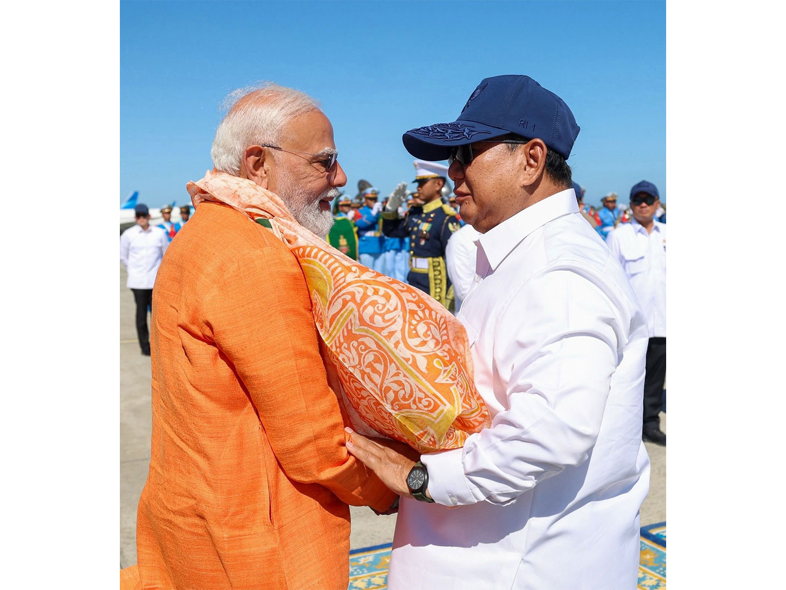 Before Prime Minister Narendra Modi's departure to Australia, Indonesian President Prabowo Subianto personally seeing him off (Photo/X/@narendramodi)