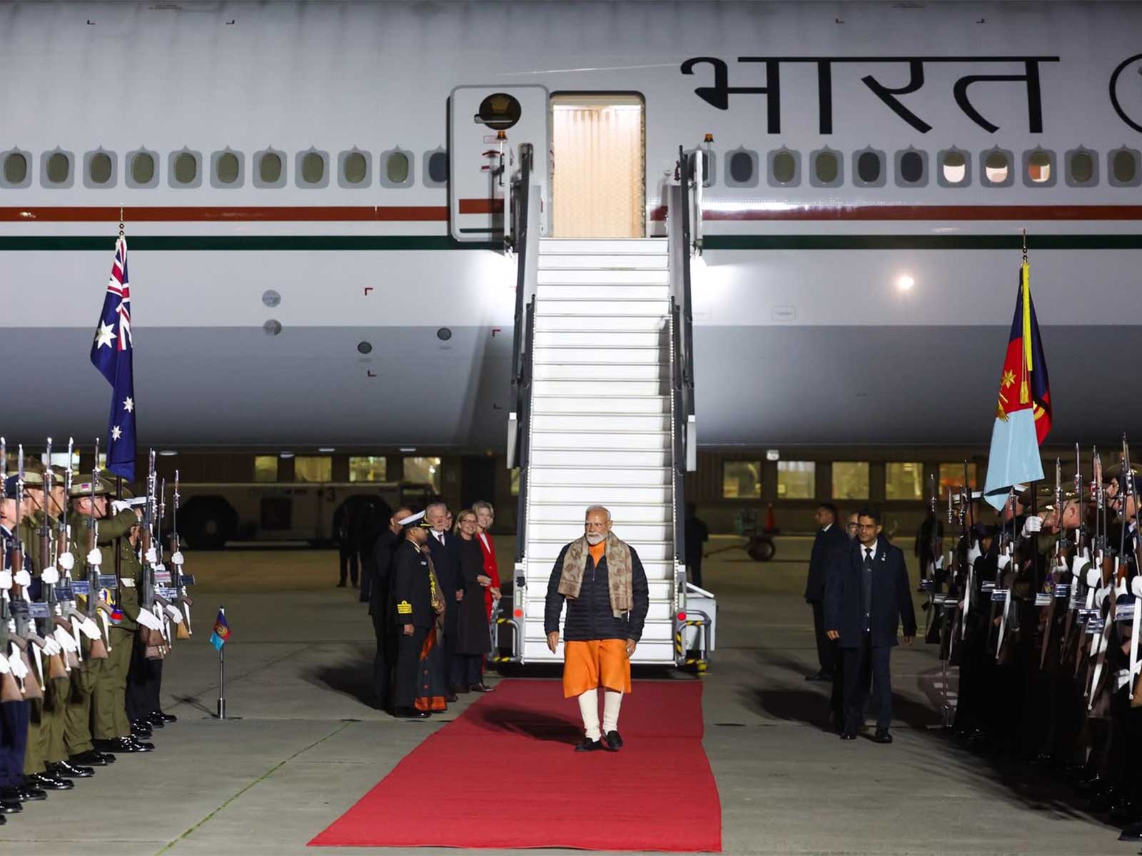 PM Modi arrives in Australia (Photo/X@narendramodi) PM Modi arrives in Australia (Photo/X@narendramodi)