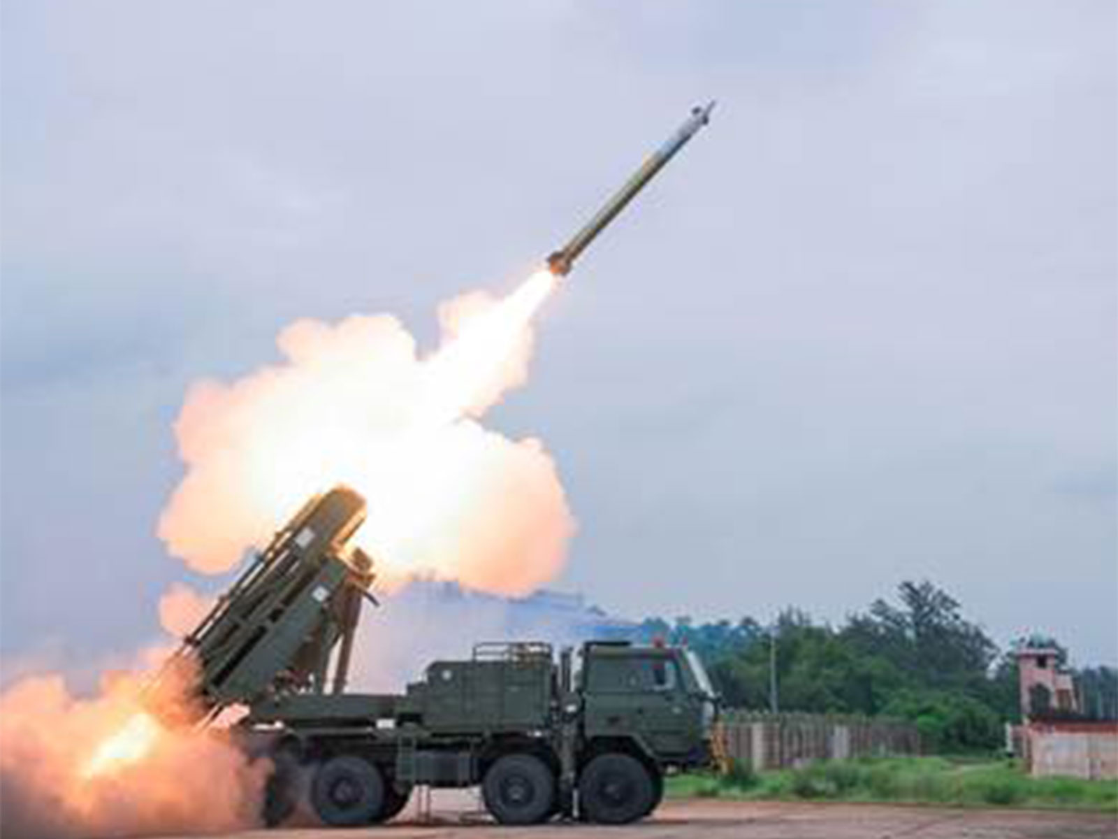 DRDO conducts successful flight test of Pinaka Long Range Guided Rocket (Photo: PIB)