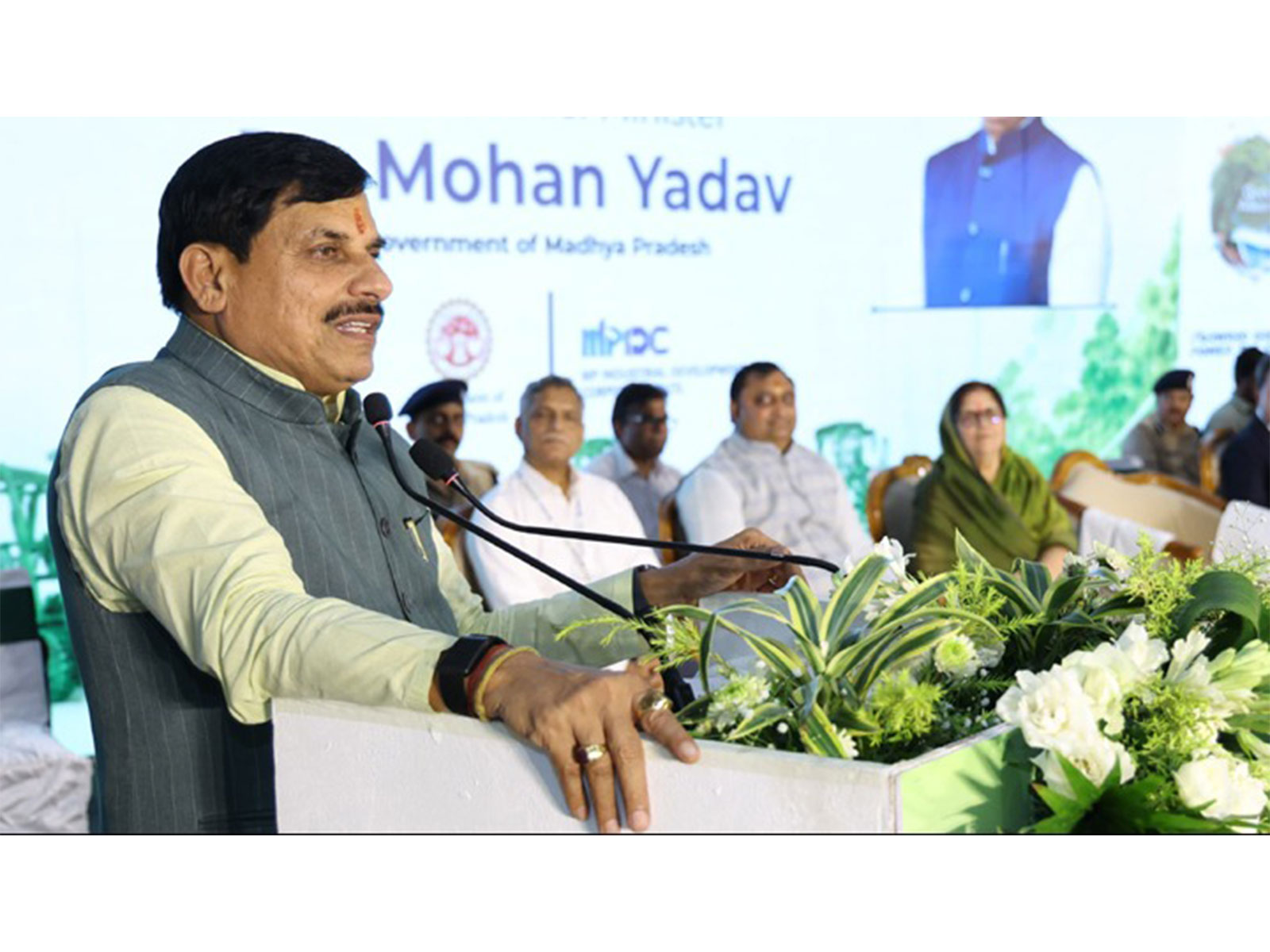 MP Chief Minister Mohan Yadav at an event (Photo/DPR)