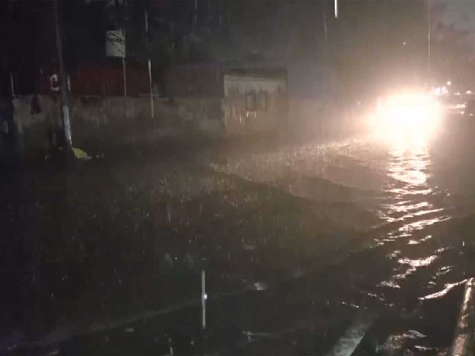 Waterlogging near New Delhi Railway Station area (Photo/ANI)