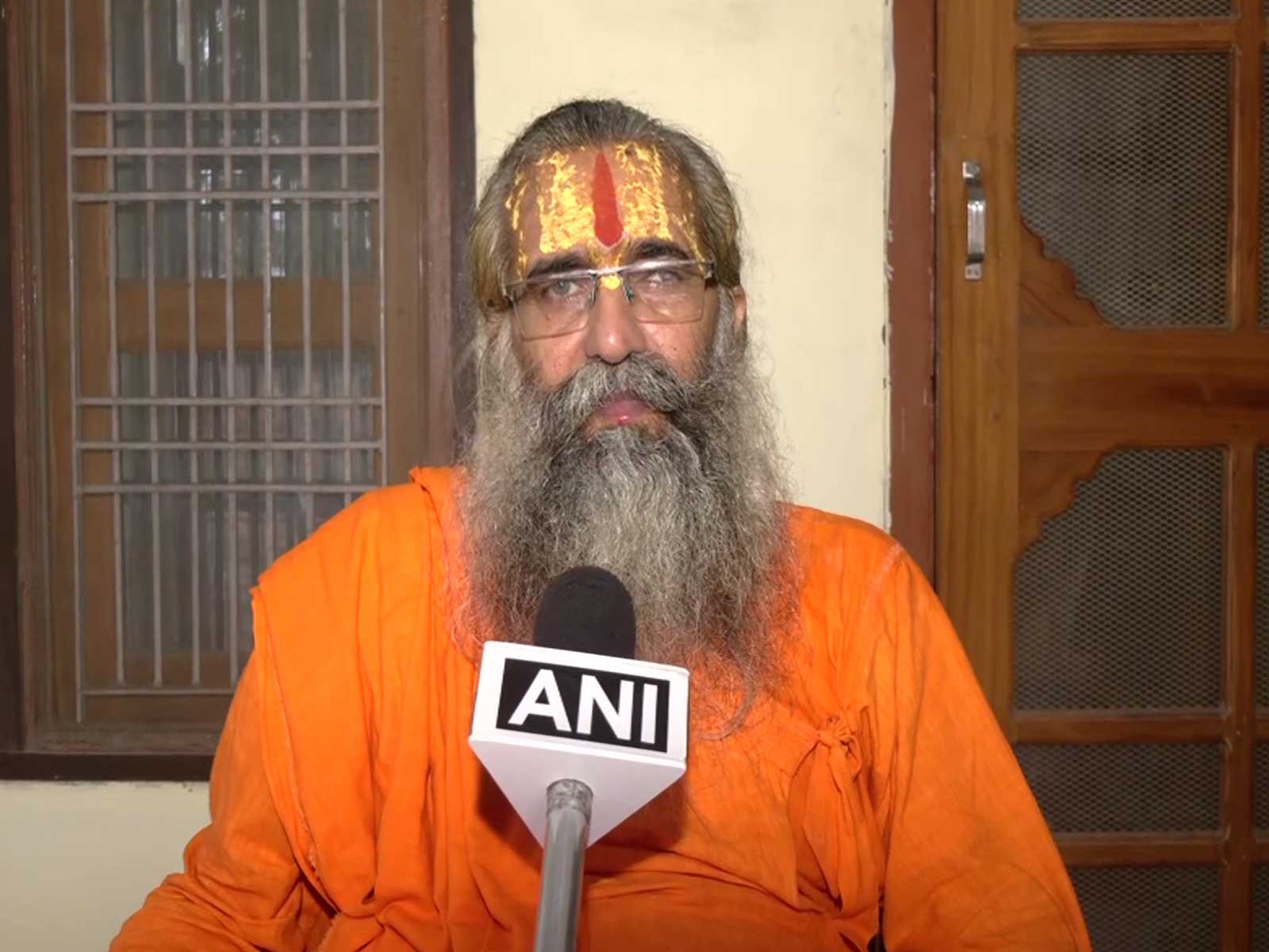 Shri Ram Janmabhoomi Teerth Kshetra trustee Mahant Dinendra Das (Photo/ANI)