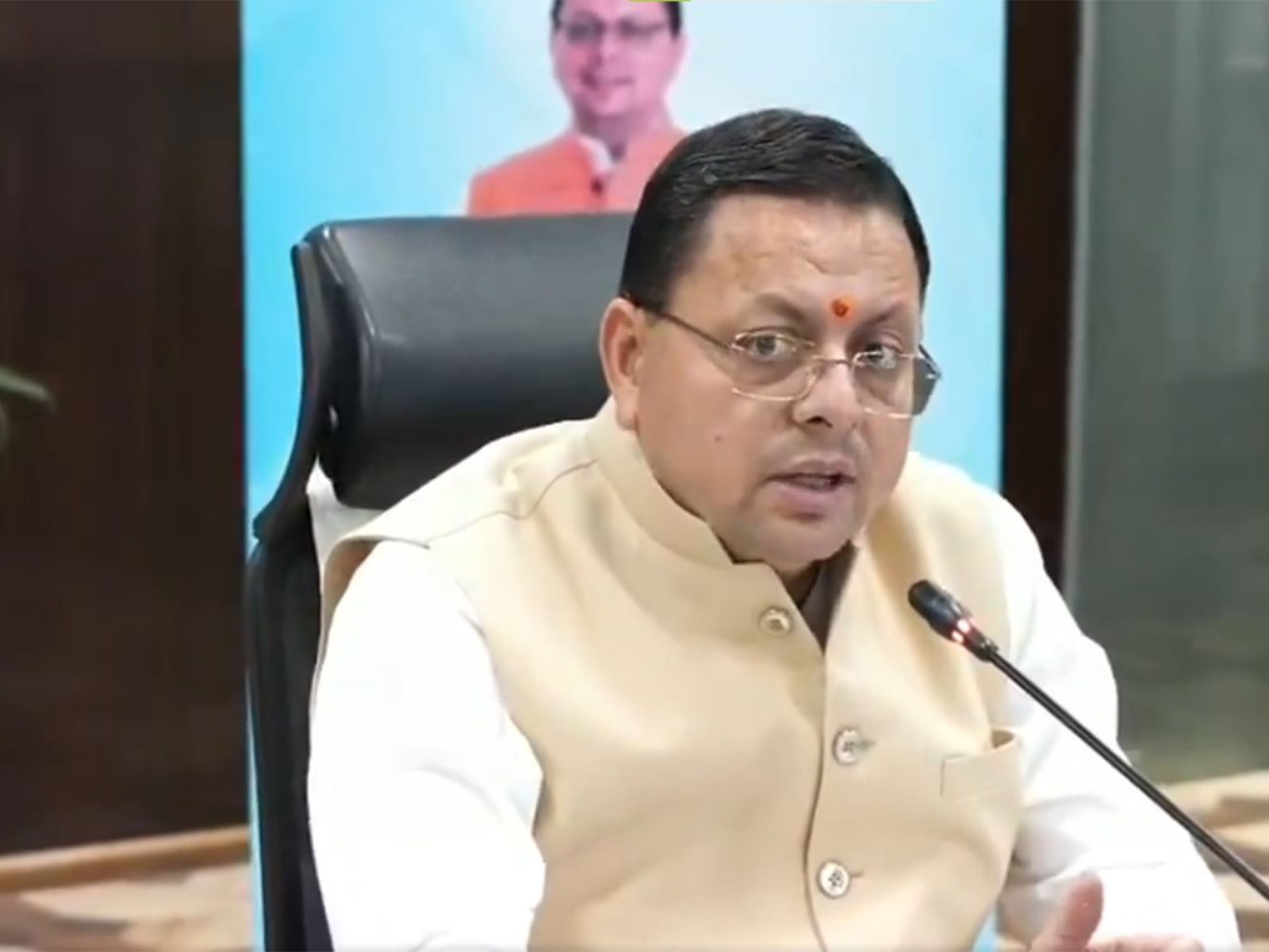 Uttarakhand Chief Minister Pushkar Singh Dhami (Photo/ANI)