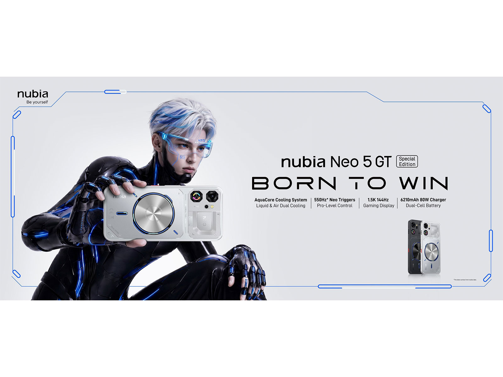 nubia Neo 5 GT Special Edition Debuts with the First and Only Liquid and Air Dual Active Cooling System in Its Class nubia Neo 5 GT Special Edition Debuts with the First and Only Liquid and Air Dual Active Cooling System in Its Class