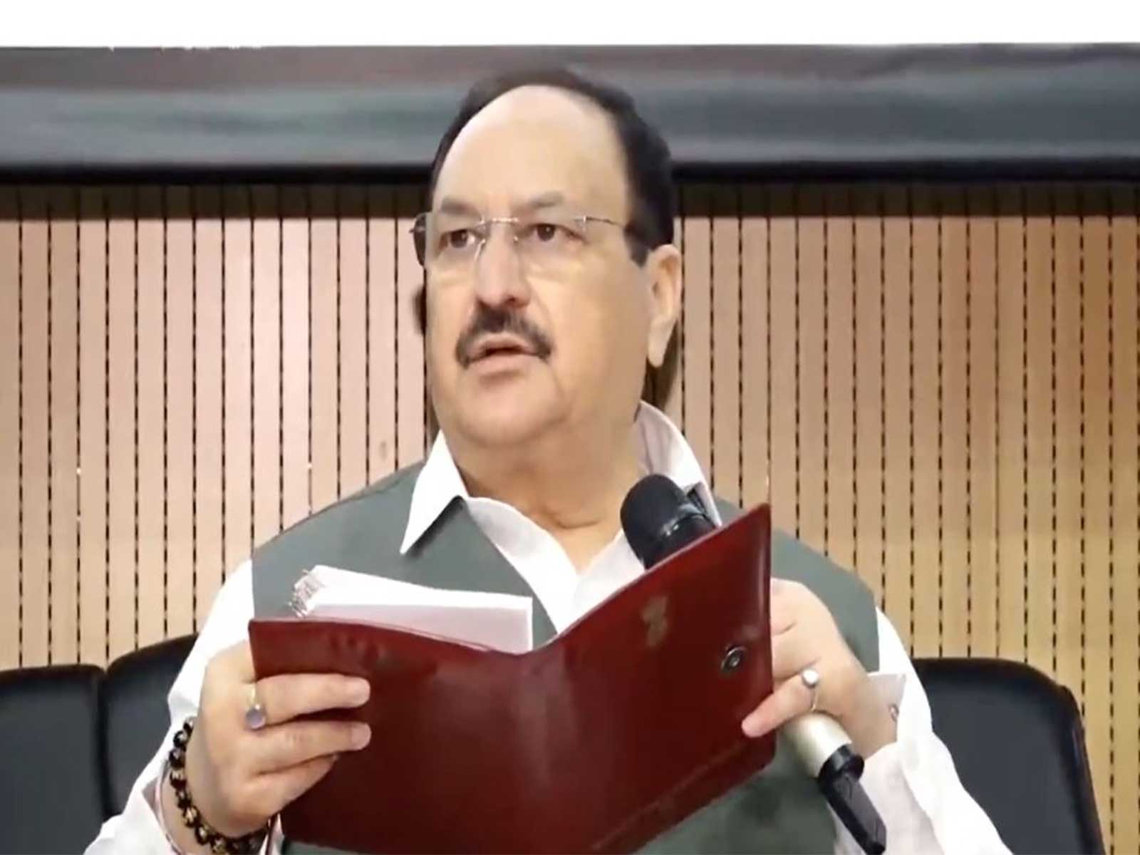 Union Health Minister JP Nadda (Photo/@JPNadda)