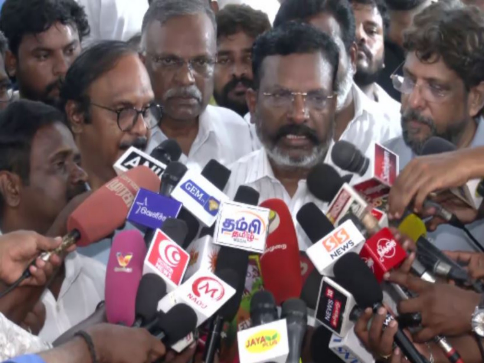 VCK president Thol Thirumavalavan (Photo/ANI)