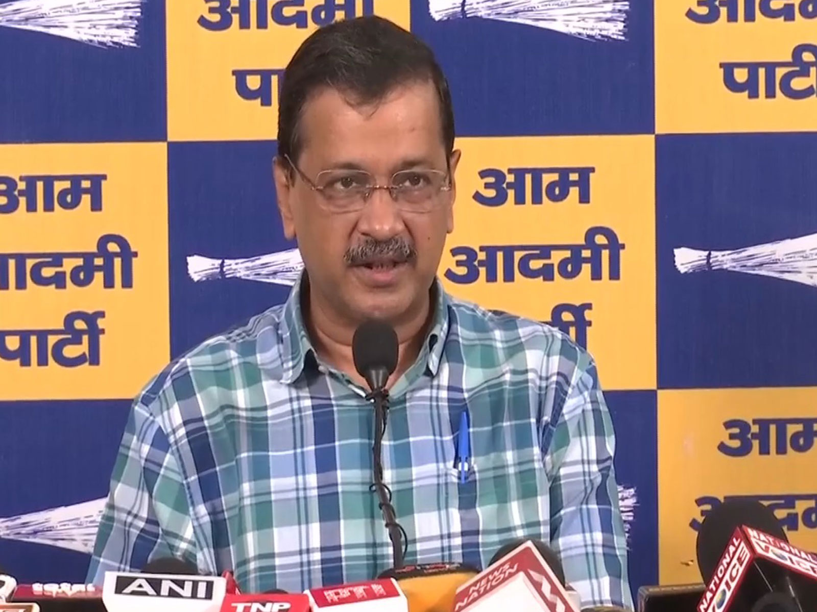 Aam Aadmi Party (AAP) national convenor Arvind Kejriwal (Photo/ANI)