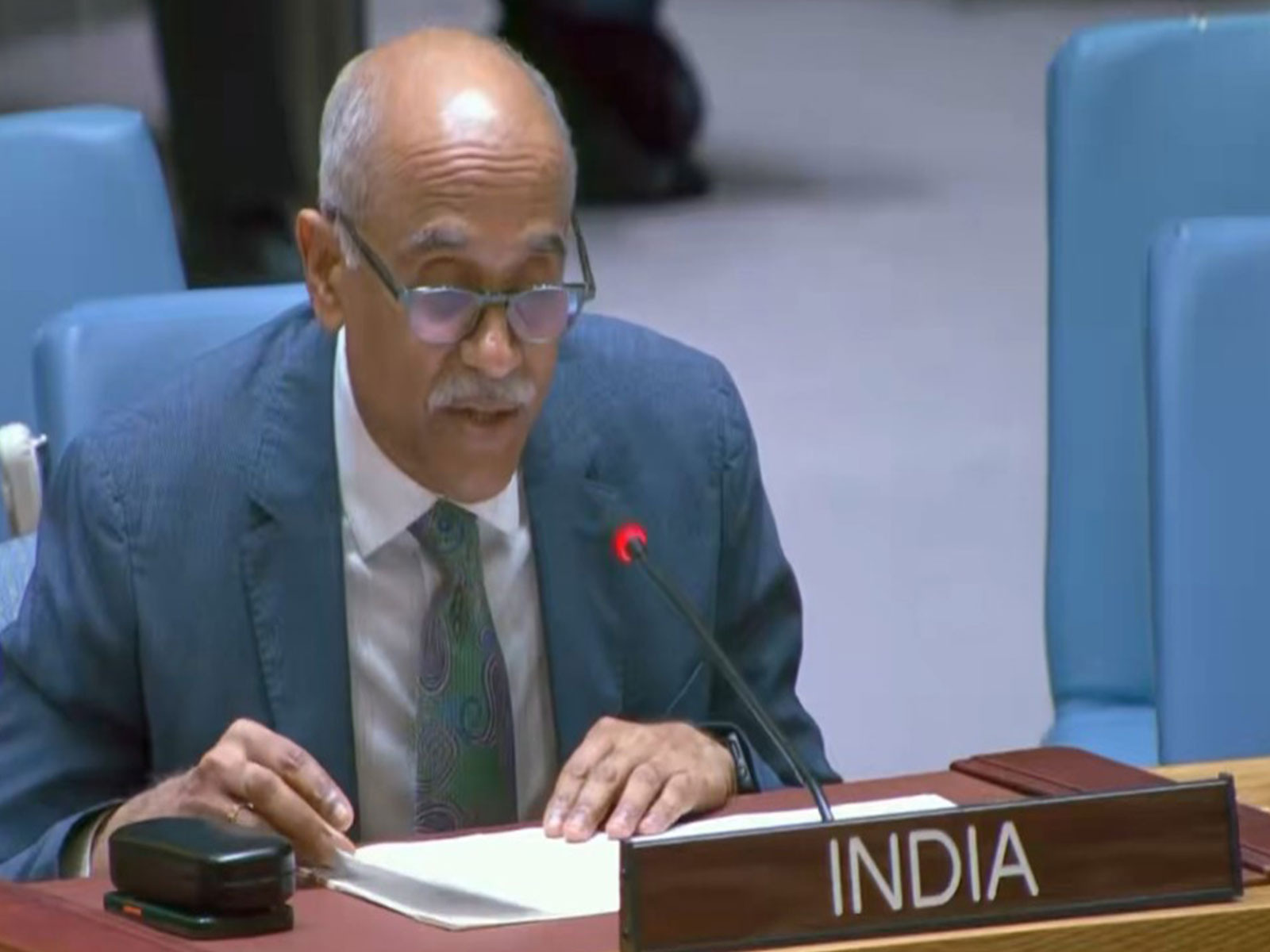 India's Permanent Representative to the UN, Ambassador P Harish (Photo/@IndiaUNNewYork/X) 
