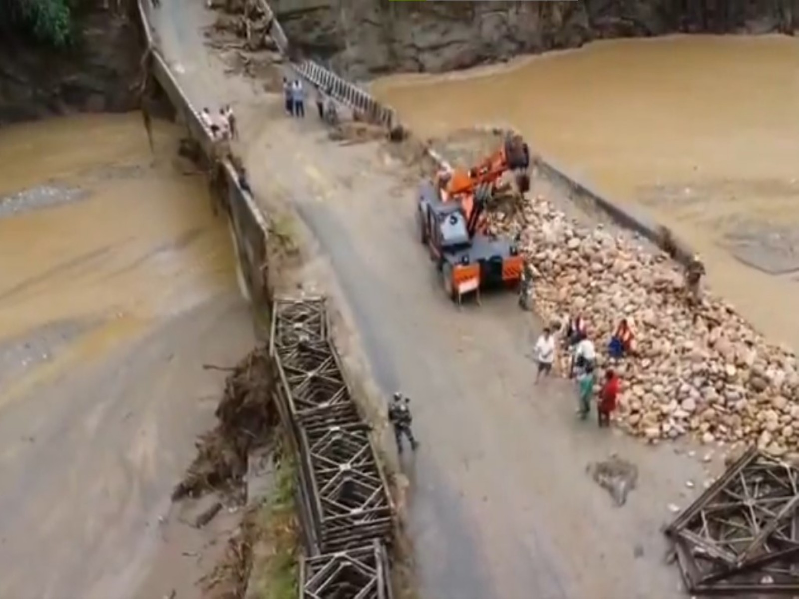 An inter-ministerial central team visited flood-affected areas of Arunachal Pradesh (Photo/ANI)