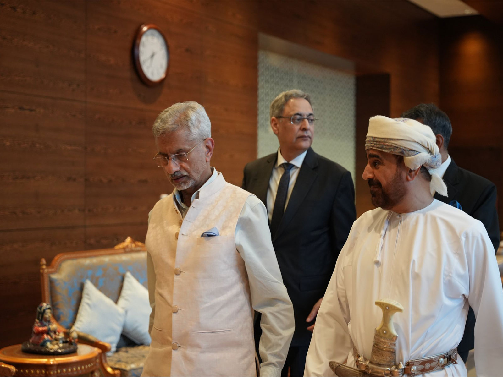 External Affairs Minister S Jaishankar at Oman (Photo: X@DrSJaishankar) External Affairs Minister S Jaishankar at Oman (Photo: X@DrSJaishankar)