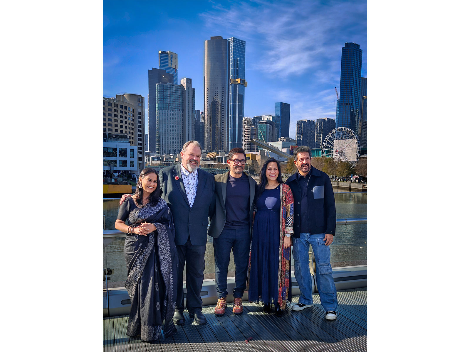 Aamir Khan with Kabir Khan in Australia (Photo/Instagram@iffmelbourne)