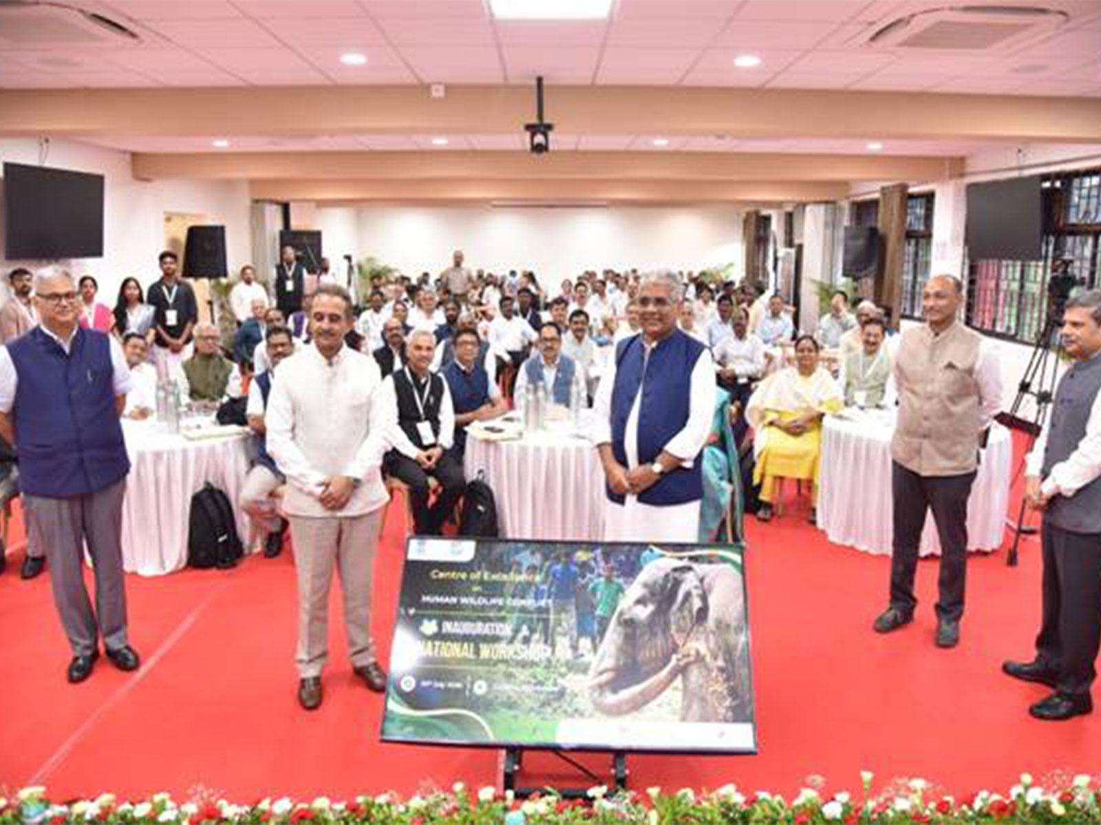 Union Environment Minister Bhupender Yadav inaugurates Centre of Excellence on Human-Wildlife Conflict (Photo/PIB) Union Environment Minister Bhupender Yadav inaugurates Centre of Excellence on Human-Wildlife Conflict (Photo/PIB)