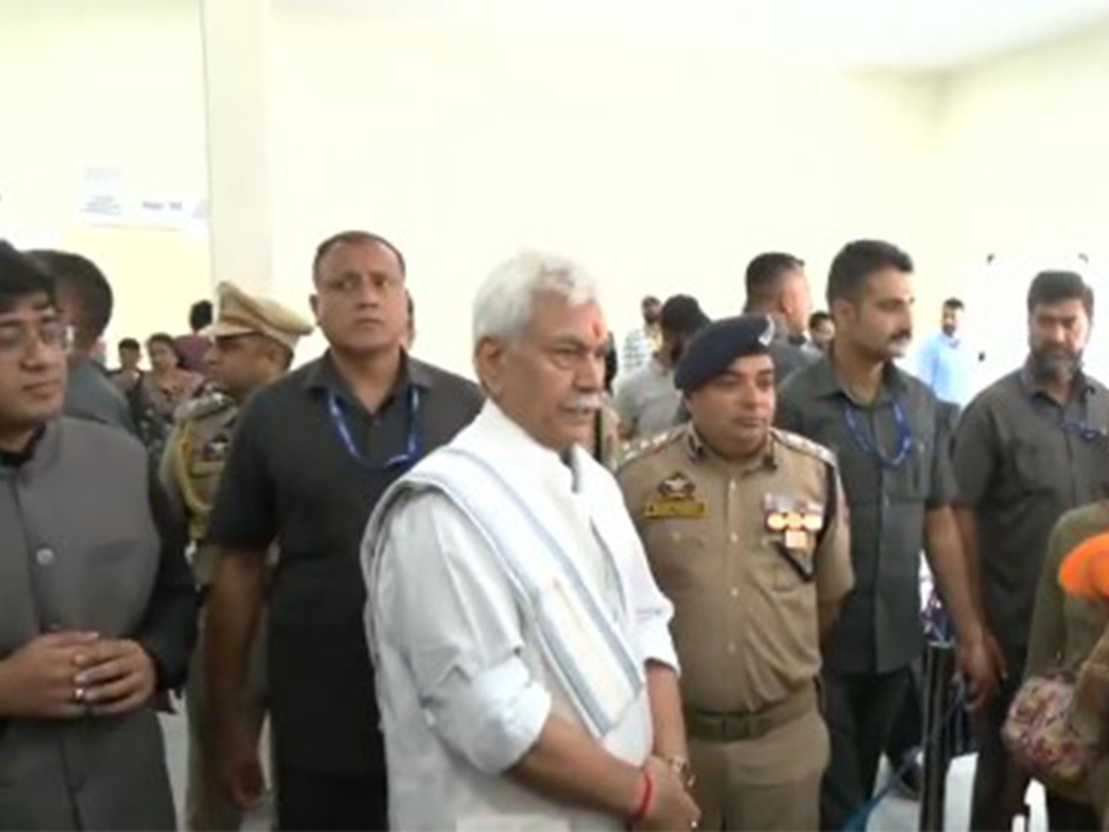 Jammu and Kashmir Lieutenant Governor Manoj Sinha (Photo/ANI)