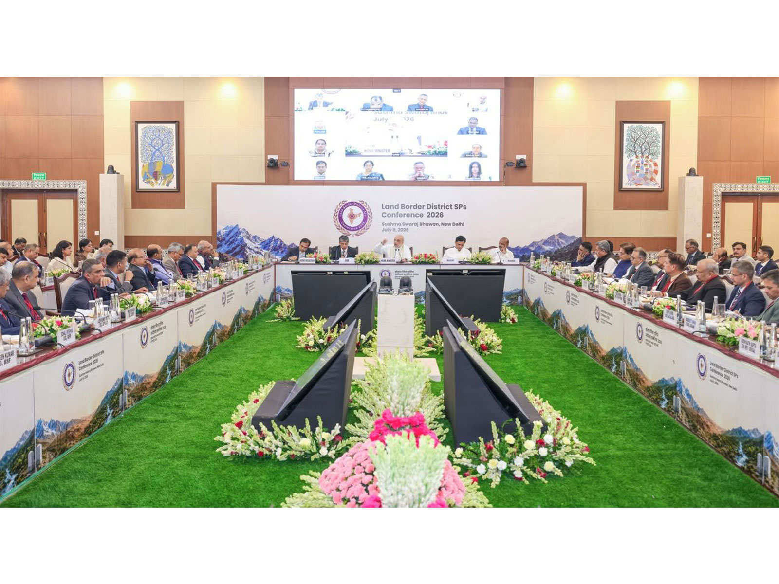 Land Border Districts' Superintendents of Police Conference 2026 in Delhi (File Photo/ANI) Land Border Districts' Superintendents of Police Conference 2026 in Delhi (File Photo/ANI)
