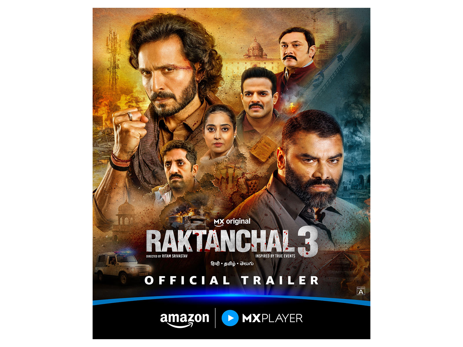 Poster of Raktanchal 3 (Image source: Amazon MX Player) Poster of Raktanchal 3 (Image source: Amazon MX Player)