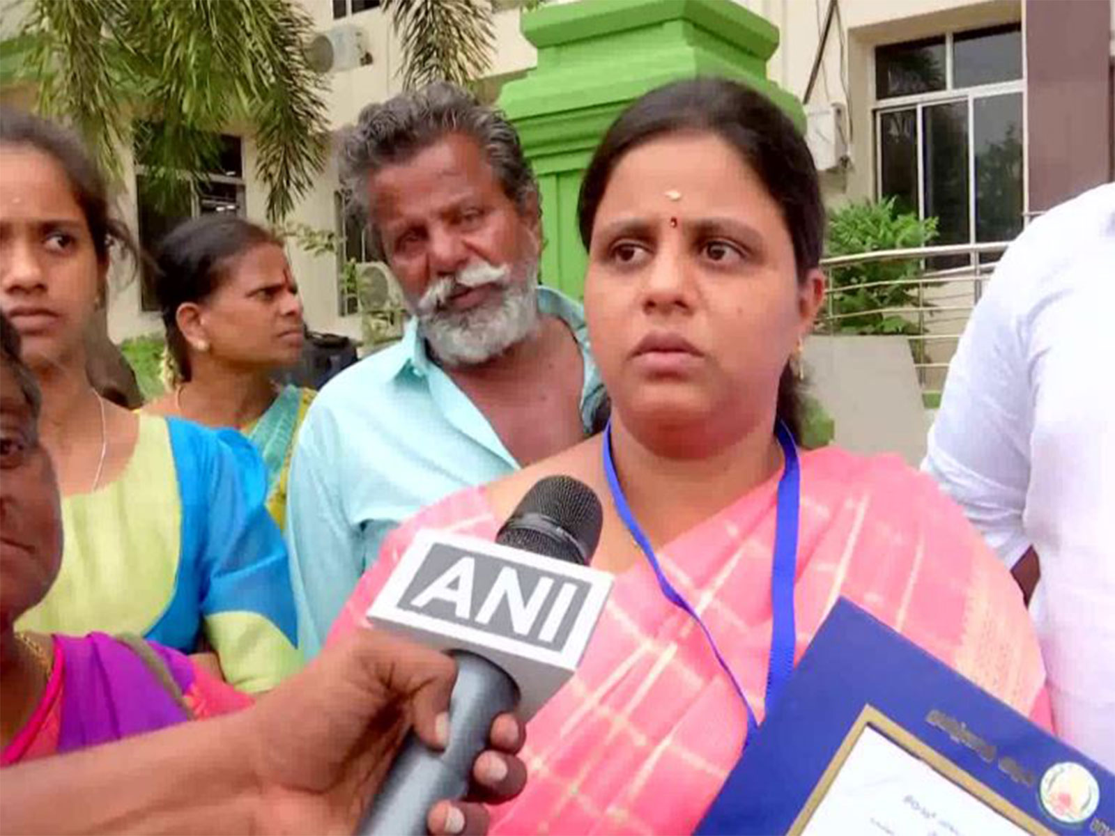 Nivethik, relative of one of the 2025 Karur stampede deceased. (Photo/ANI)