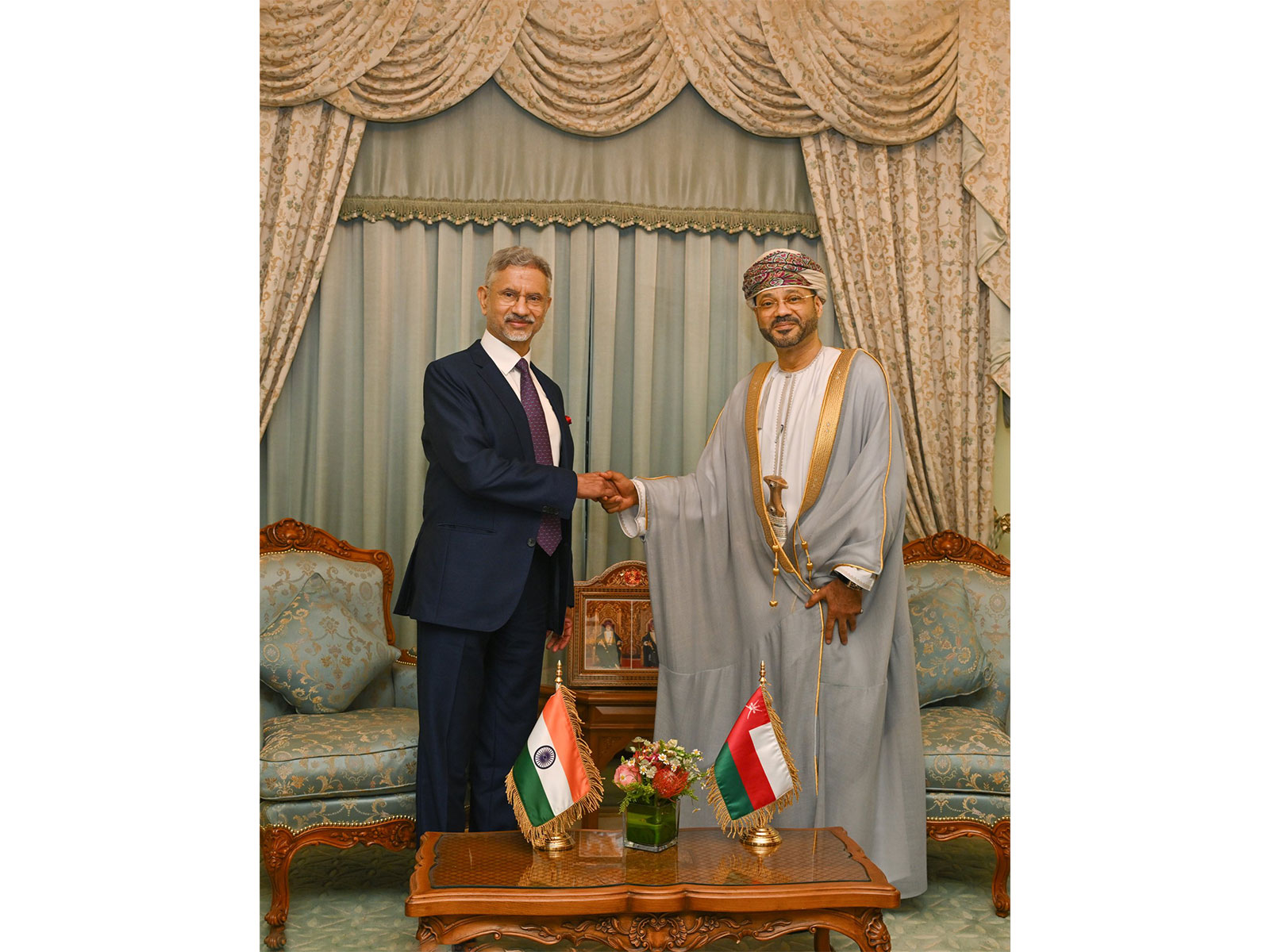 External Affairs Minister S Jaishankar meets Omani Foreign Minister Sayyid Badr Albusaidi (Photo/X@DrSJaishankar) External Affairs Minister S Jaishankar meets Omani Foreign Minister Sayyid Badr Albusaidi (Photo/X@DrSJaishankar)