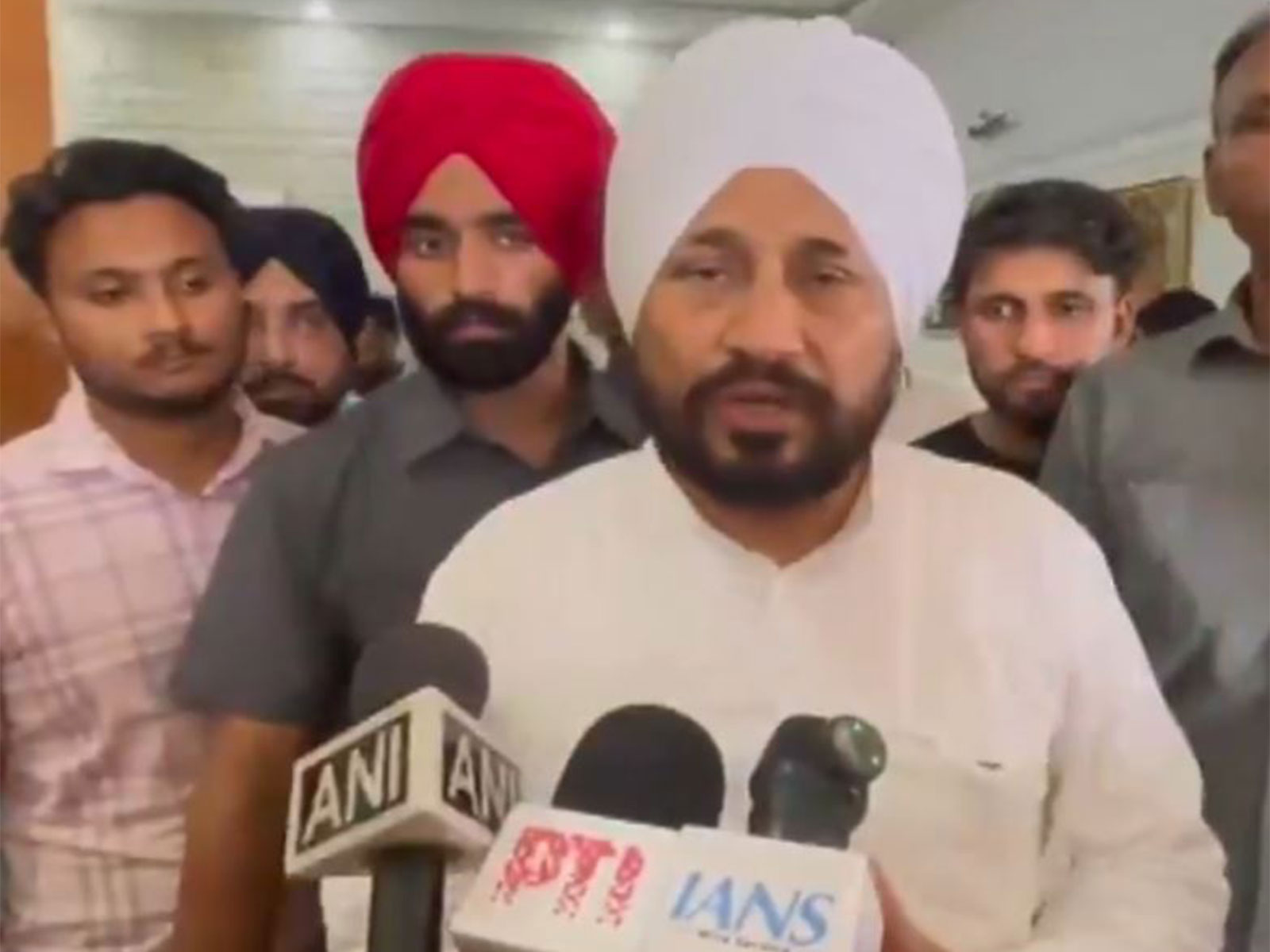 Former Punjab Chief Minister Charanjit Singh Channi (Photo/ANI)