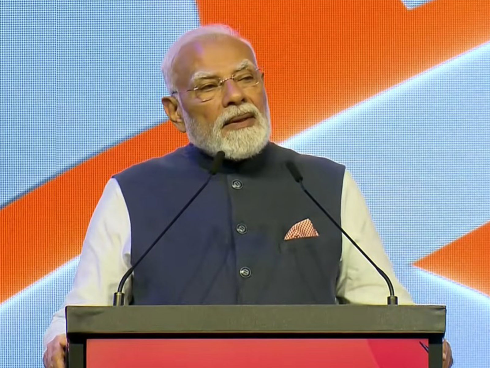 Prime Minister Narendra Modi at Gala Lunch hosted in his honour by New Zealand Prime Minister Christopher Luxon in Auckland (Photo/YouTube/ Prime Minister Narendra Modi at Gala Lunch hosted in his honour by New Zealand Prime Minister Christopher Luxon in Auckland (Photo/YouTube/