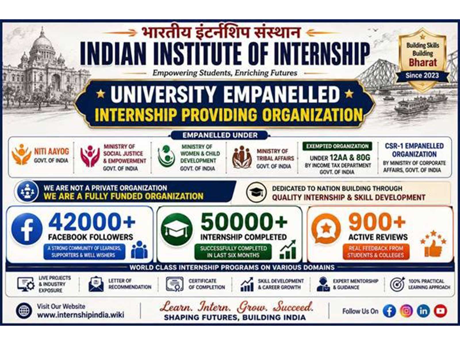 Indian Institute of Internship Expands Industry-Focused Internship Opportunities Indian Institute of Internship Expands Industry-Focused Internship Opportunities