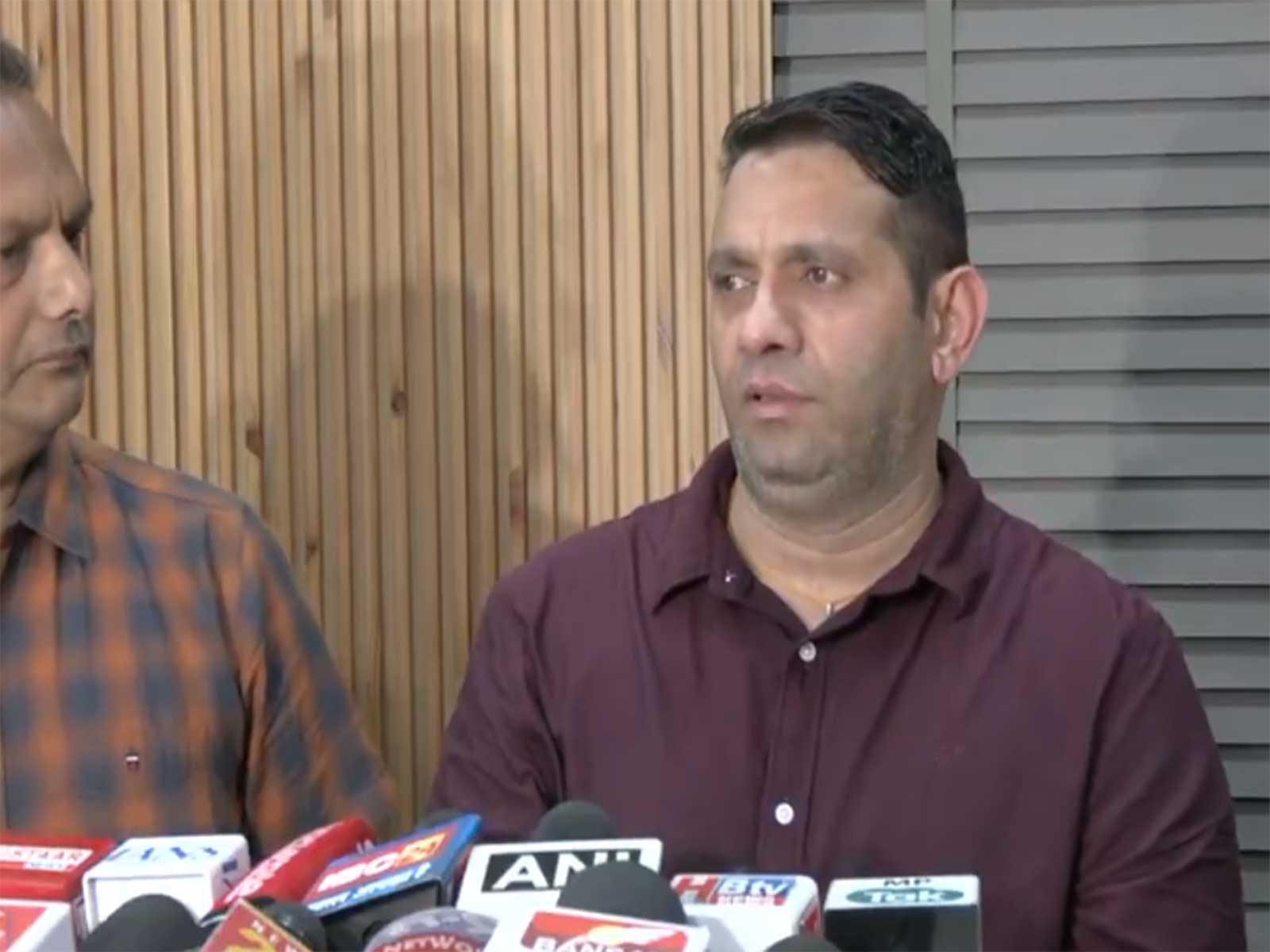 Nana Patwari, brother of Madhya Pradesh Congress Chief Jitu Patwari (File Photo/ANI)