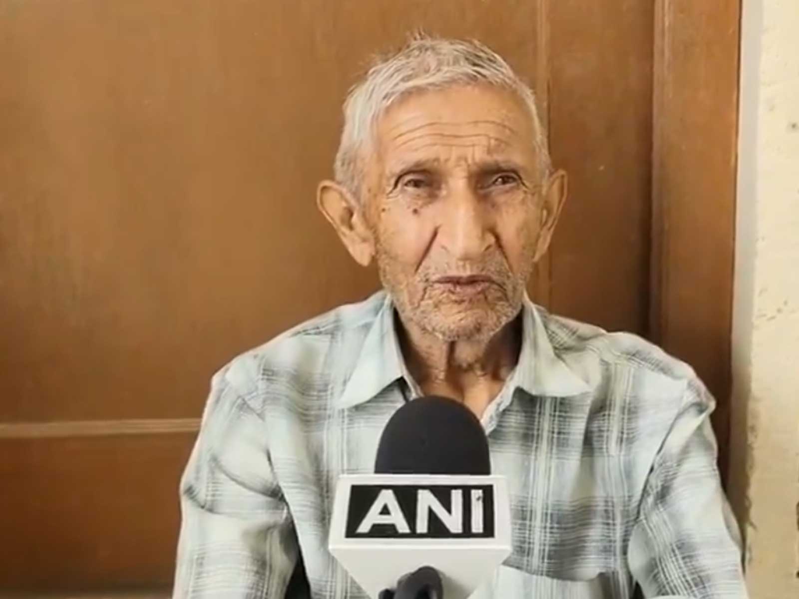 Retired Indian Army officer, Captain Chunnilal (Photo/ANI)