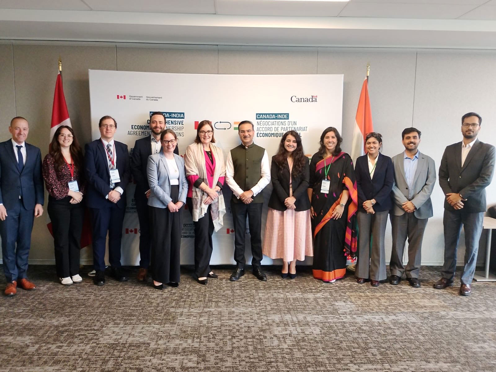 Indian and Canadian delegation (Photo/@Dept of Commerce)