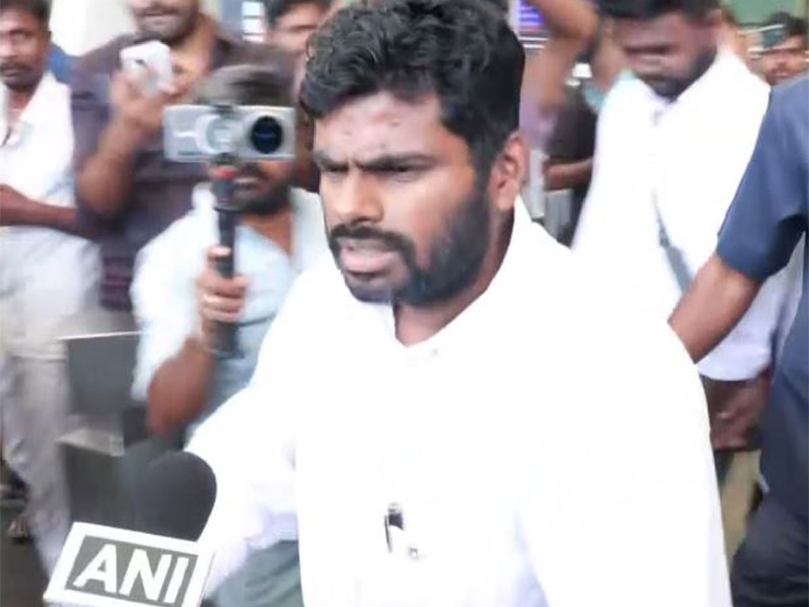 Former BJP leader K Annamalai arrives in Coimbatore for maiden 'We the Leaders' drug-free Tamil Nadu conference (Photo/ANI)
