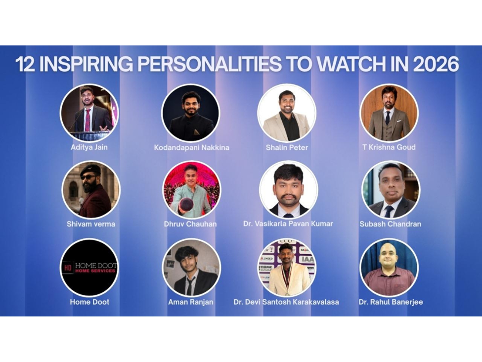 12 Inspiring Personalities to Watch in 2026 12 Inspiring Personalities to Watch in 2026