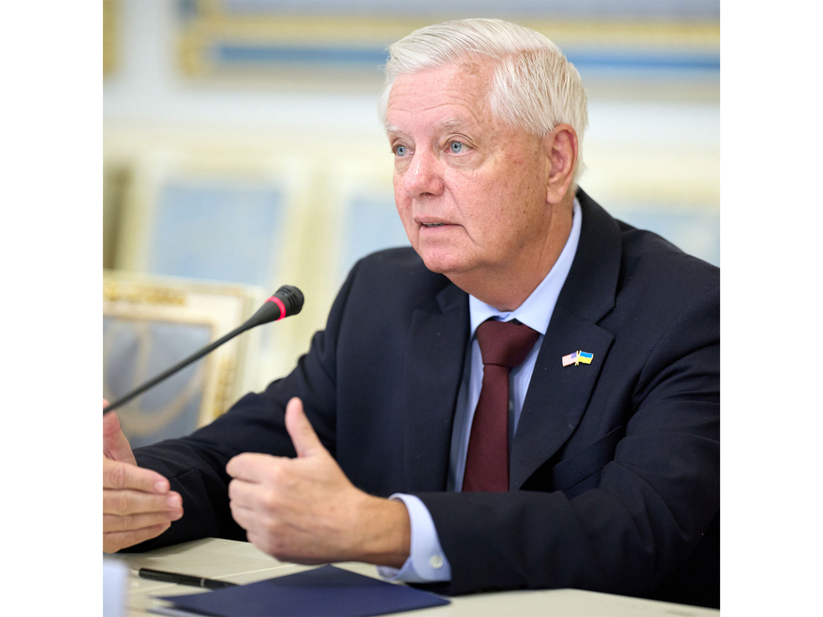 Late US Senator Lindsey Graham (Photo/X/@ZelenskyyUa)