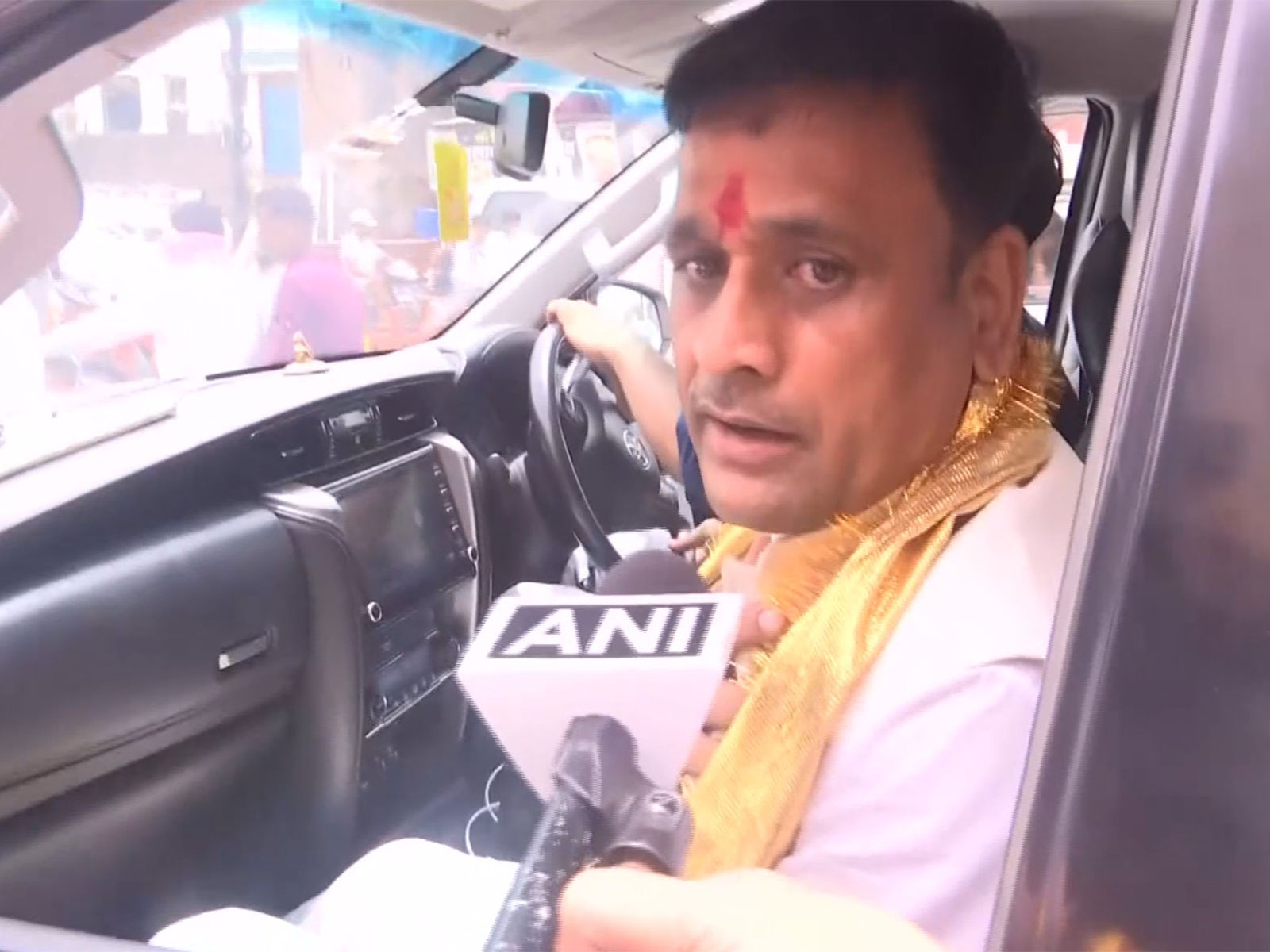 BJP candidate for the Datia Assembly by-election, Ashutosh Tiwari (Photo/ANI) BJP candidate for the Datia Assembly by-election, Ashutosh Tiwari (Photo/ANI)