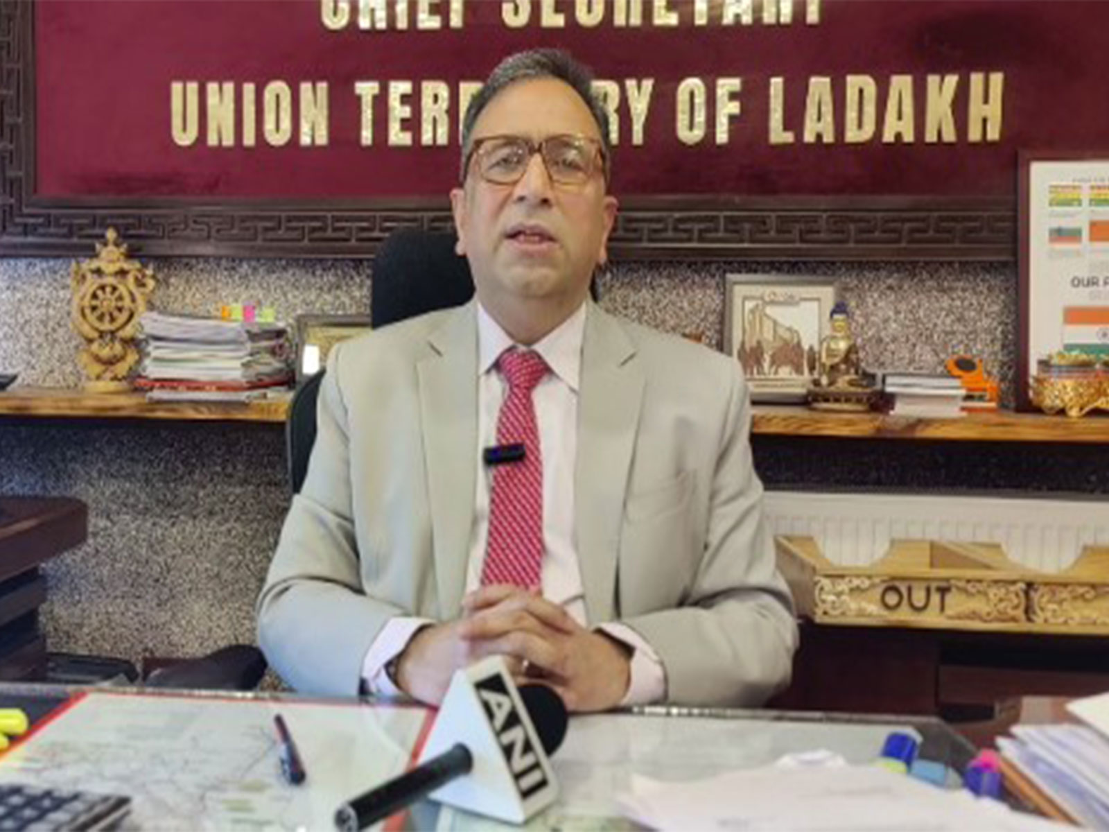 Ladakh Chief Secretary Ashish Kundra (Photo/ANI)