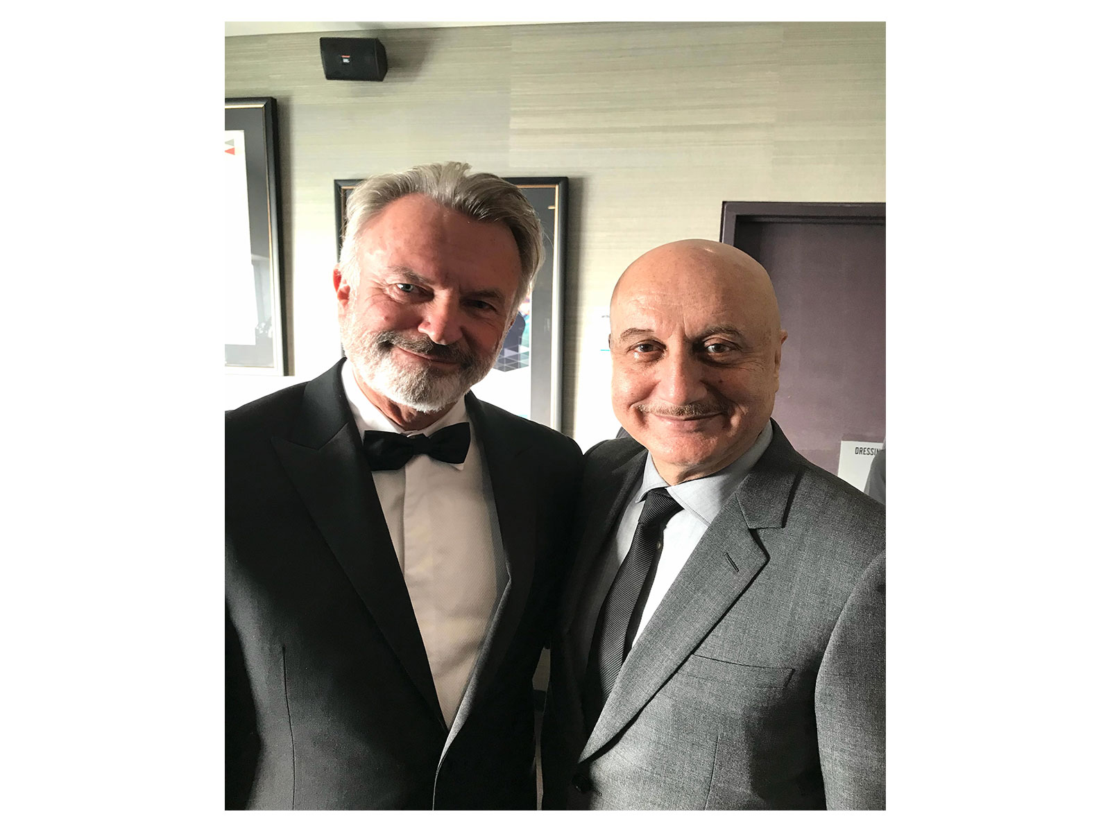 Anupam Kher paid tributes to Sam Neill (Photo/Instagram@anupampkher)