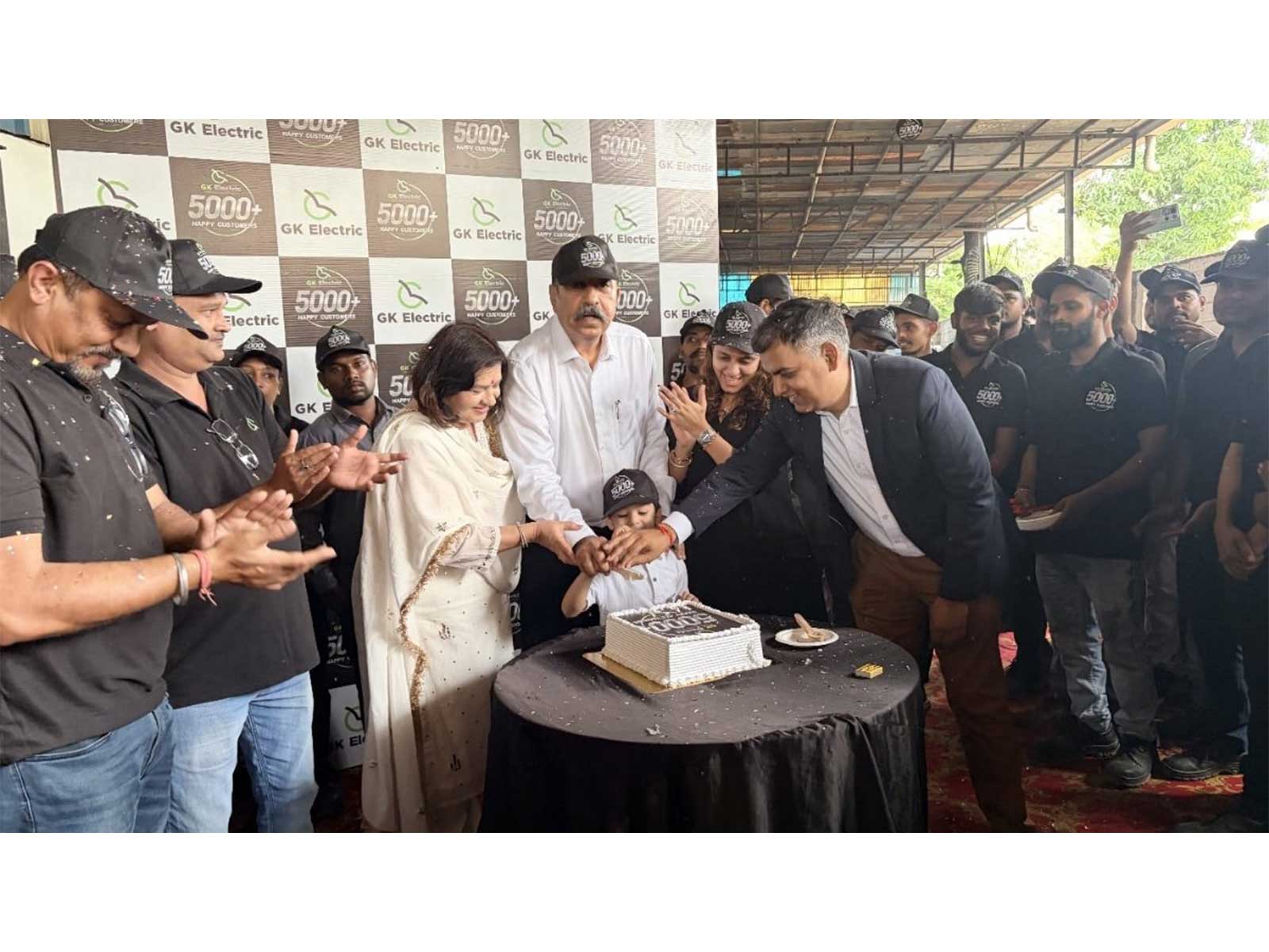 Director Amar Parwani flags off the milestone vehicle; company aims to take the 'Made in Chhattisgarh' EV brand across India