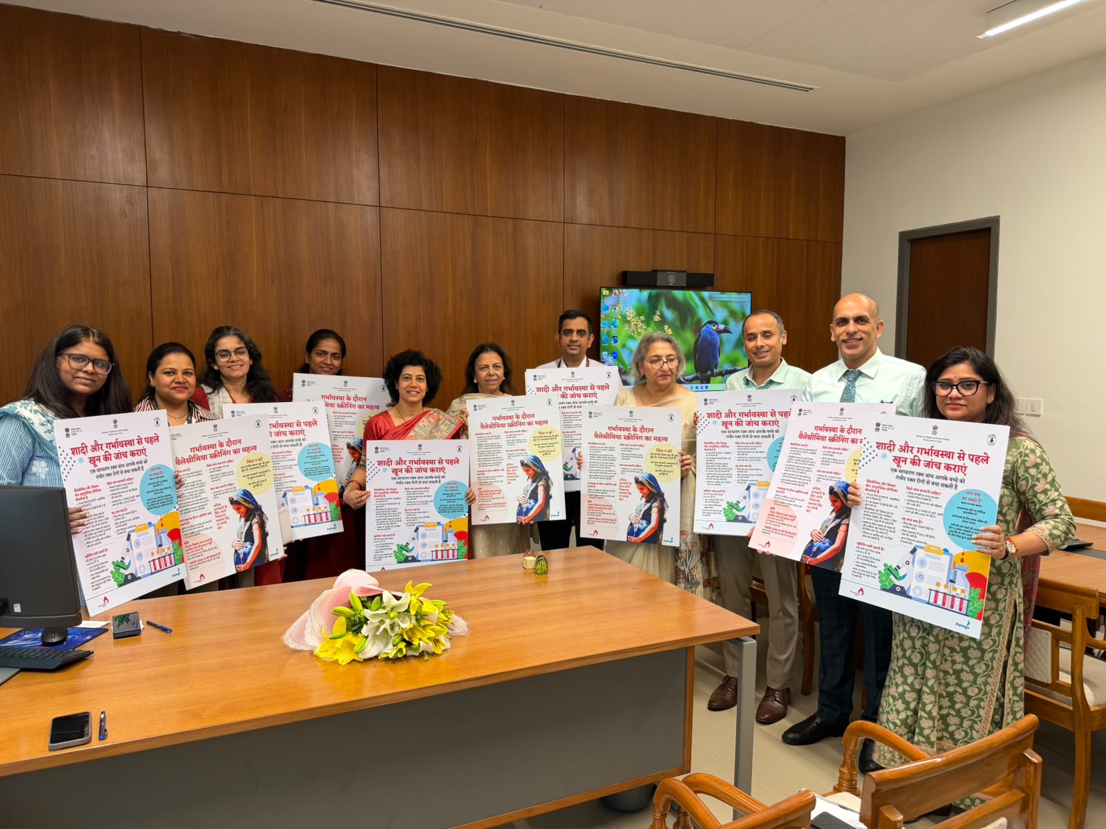 Ministry of Health and Family Welfare unveils awareness posters on thalassemia screening (Photo/Union Health Minsitry)