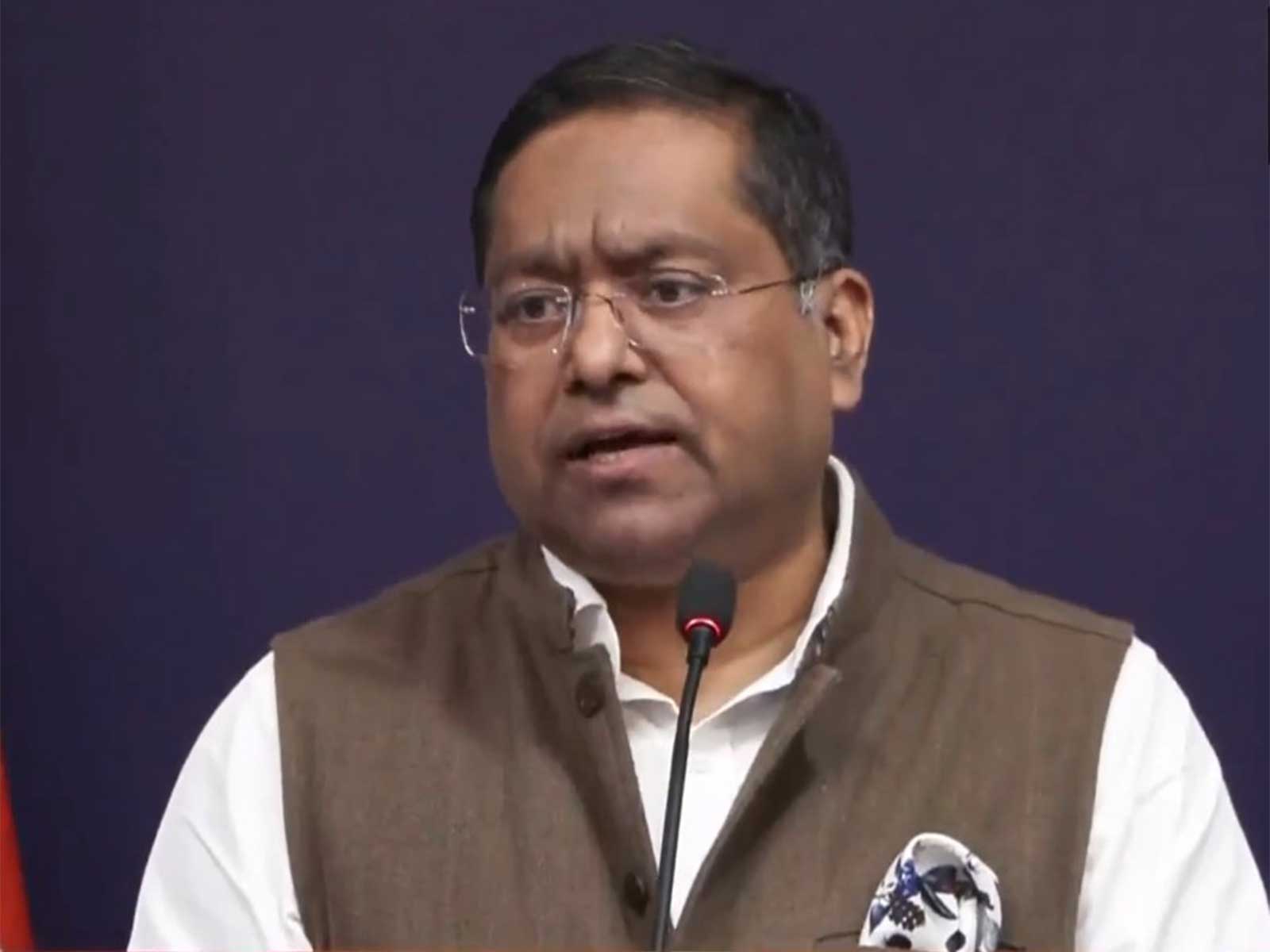 MEA Spokesperson Randhir Jaiswal (Photo/ANI)