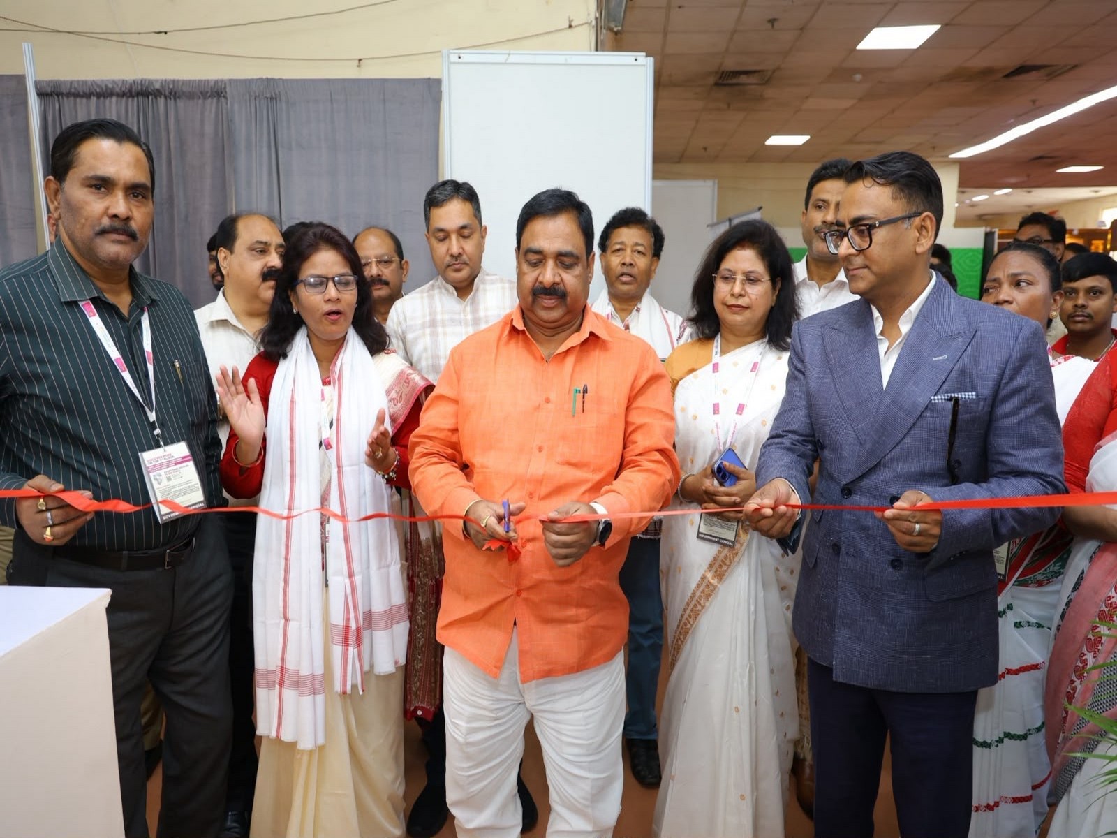 Inaugration of Jharkhand Pavilion at Bharat Tex 2026 (Photo/ANI) Inaugration of Jharkhand Pavilion at Bharat Tex 2026 (Photo/ANI)