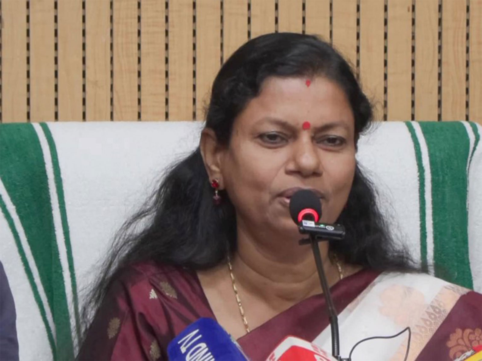 Women and Child Development Minister Bindu Krishnan (Photo/ANI)